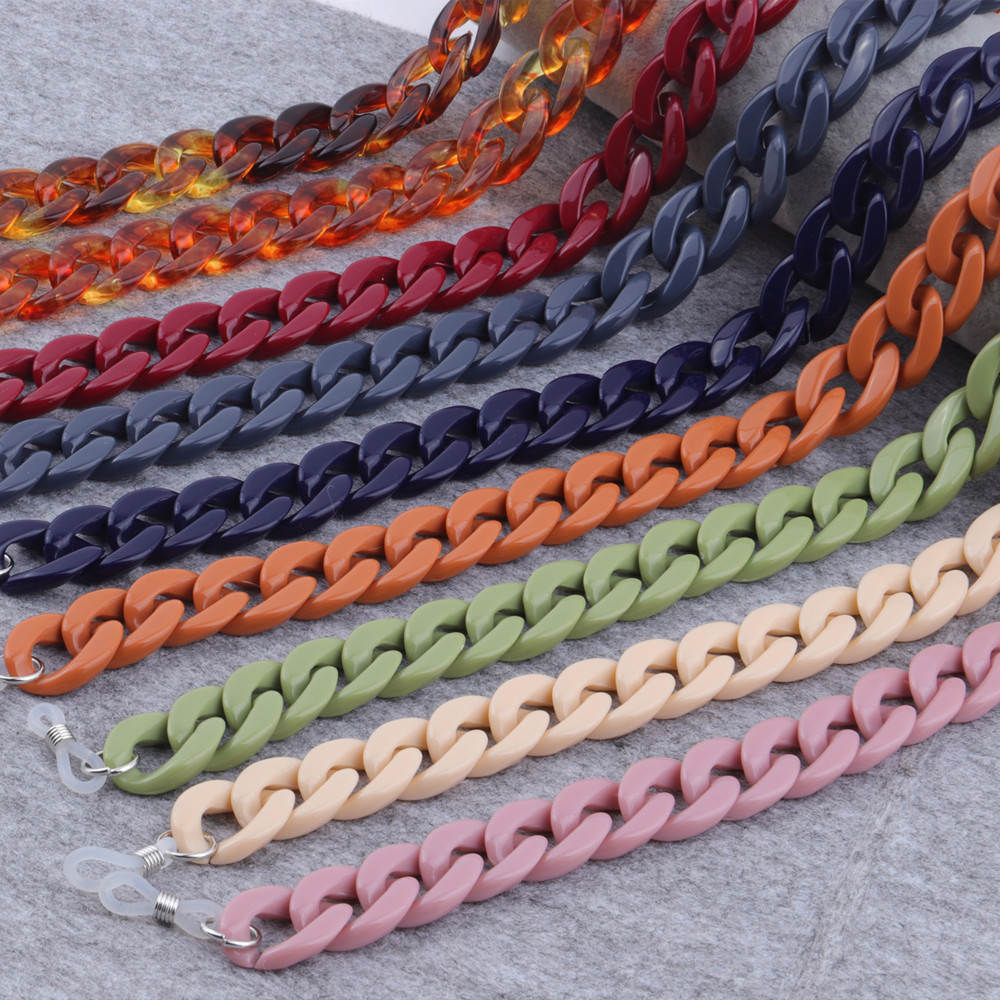 Sunglass Retainer Cord - Новая мода акриловые цепочки для очков,