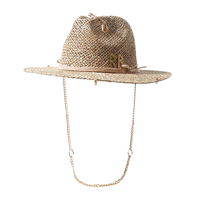 Bucket Hat Straw - Панамская соломенная шляпа от солнца с