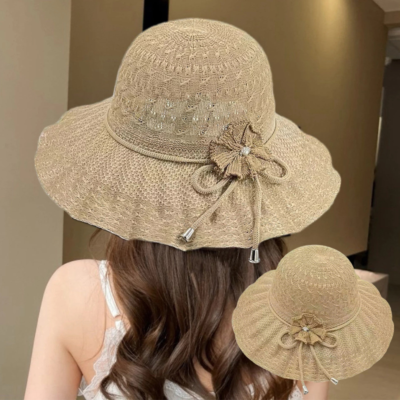 Летняя пляжная шляпа-панама с  – обзор и цена Bucket Hat Straw