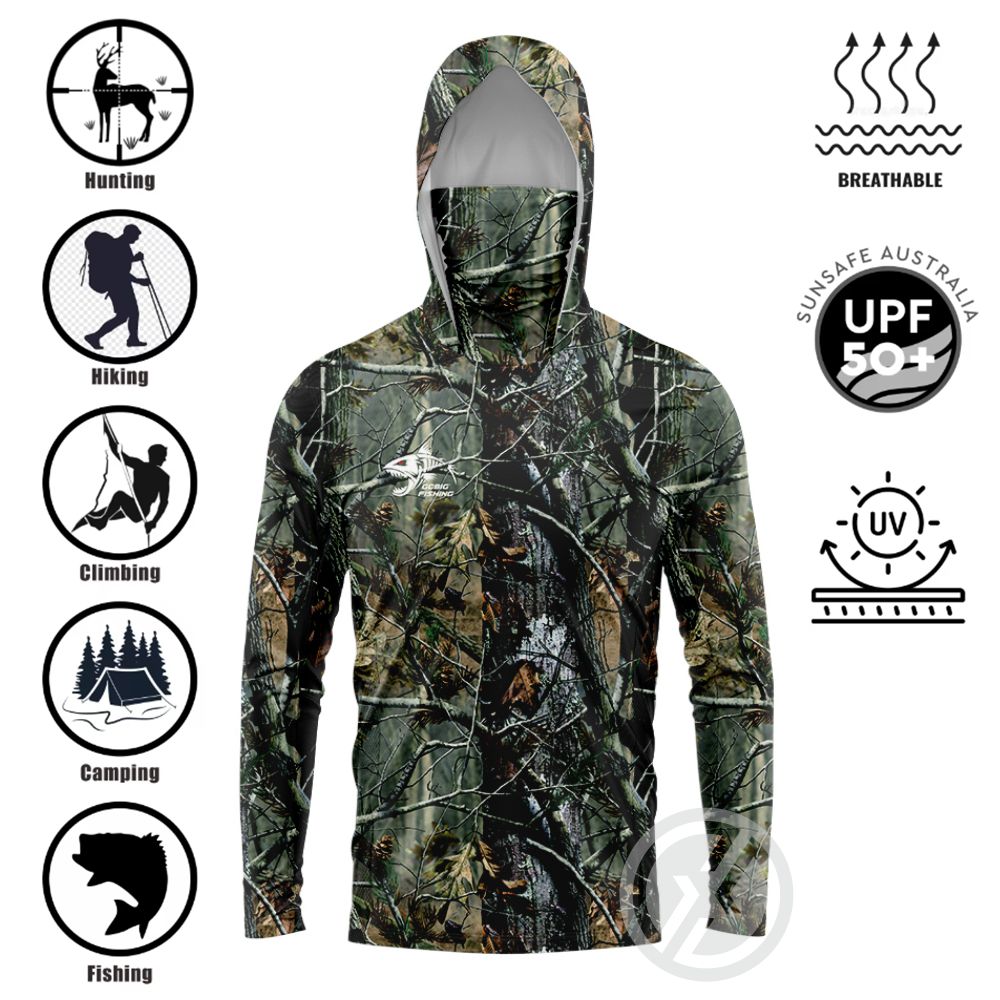 Рыболовная рубашка с капюшоном – обзор и цена Tee Graphic Print