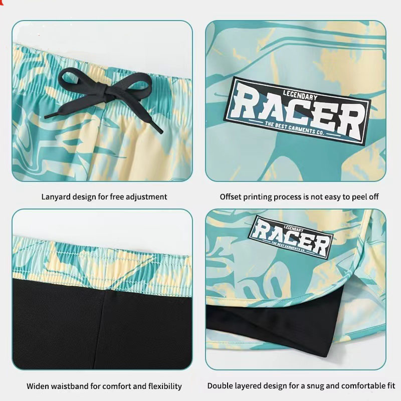 Плавки для взрослых двухслойны – обзор и цена Swim Trunk Quick Dry