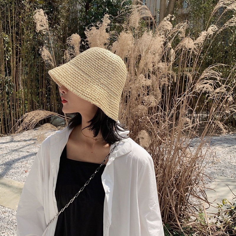 Складная соломенная шляпа ручн – обзор и цена Bucket Hat Straw