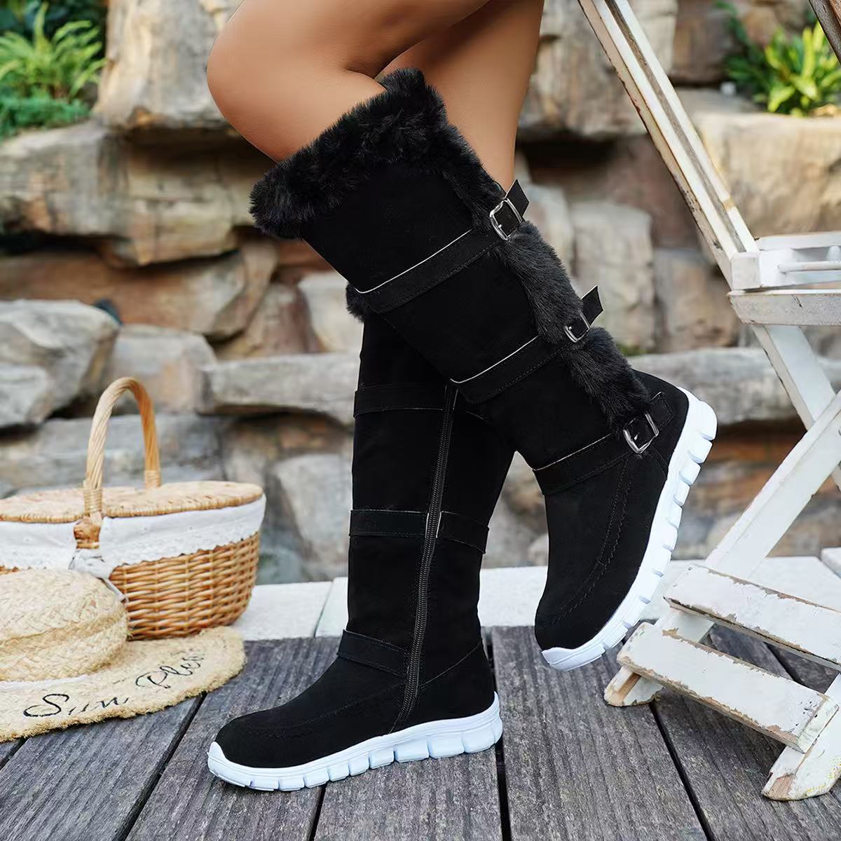 Женские сапоги выше колена, но – обзор и цена Espadrille Slip On